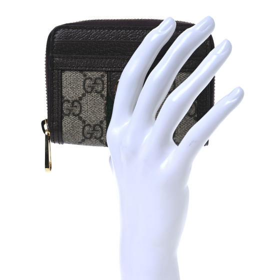 GUCCI GG Supreme Monogram Textured Dollar Calfskin Web