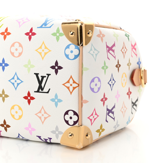 中古 LOUIS VUITTON ホワイト T M LOUIS VUITTON LV X TM Monogram Multicolor All In BB White