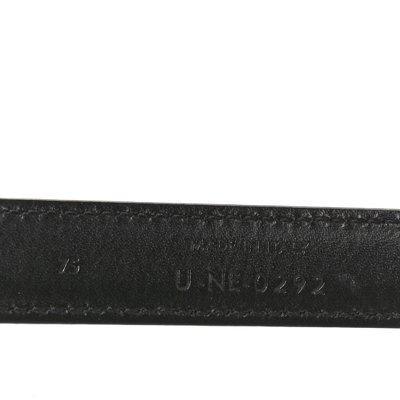 CELINE ブラックベルト UNB0343 45BLZ3AS2-38NO-45BND6ATZ-