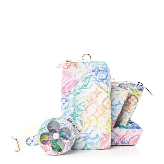 LOUIS VUITTON Monogram Pastel Colors LV Block 1669244