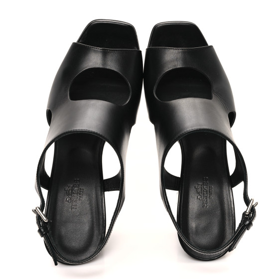 HERMES エルメス エレクトラ Electra 90 sandal サンダル HERMES Calfskin Electra 90 Sandals 38 Black 1699185
