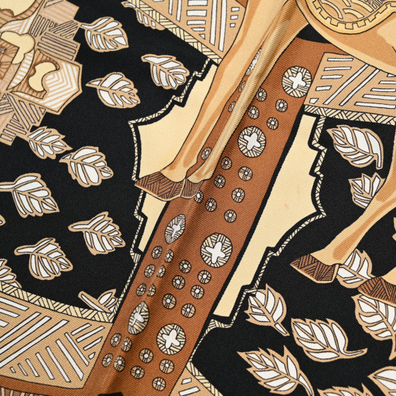 MARYエルメス　シルク　カレ90 スカーフ　ART des STEPPE HERMES エルメス スカーフ 90 カレ ART des STEPPES ステップ