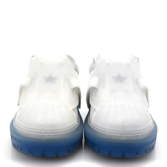 CHRISTIAN DIOR Calfskin Clear Rubber Dior-ID Platform