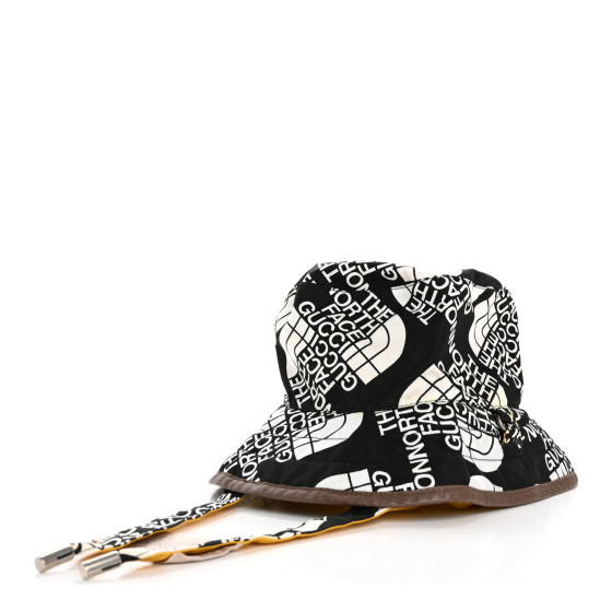 GUCCI X THE NORTH FACE Nylon Reversible Self-Tie Bucket Hat