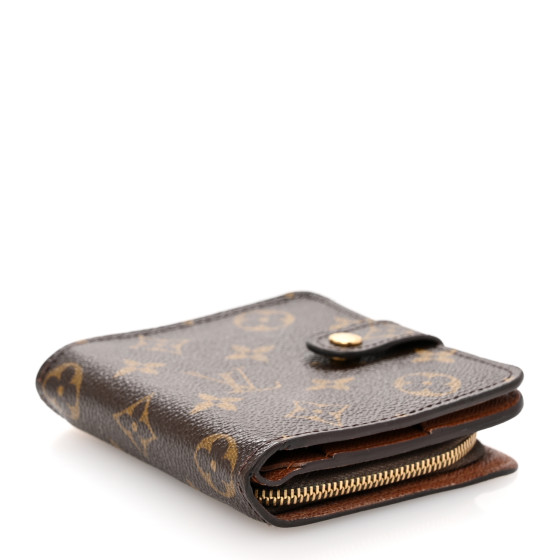 LOUIS VUITTON Monogram Compact Zippe Zipped Wallet 1700668