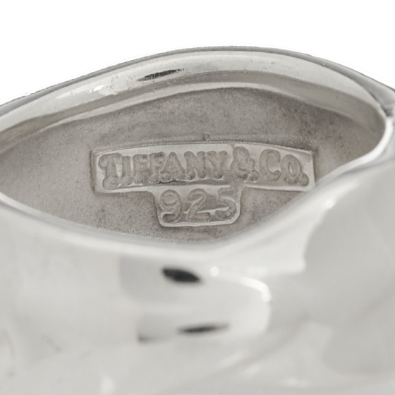 【ユーズド品】TIFFANY　Leaf Ring　リーフリング　＊571 Tiffany & Co. 925 Silver Olive Leaf Band Ring Sz. 4.75