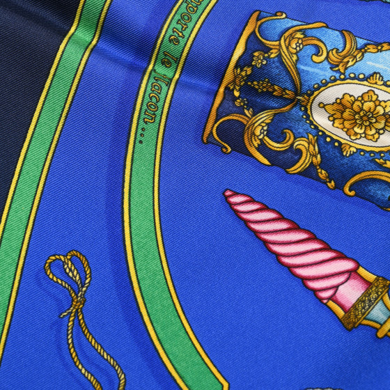 HERMES Silk Qu'Importe Le Flacon Scarf 90 1685625 | FASHIONPHILE
