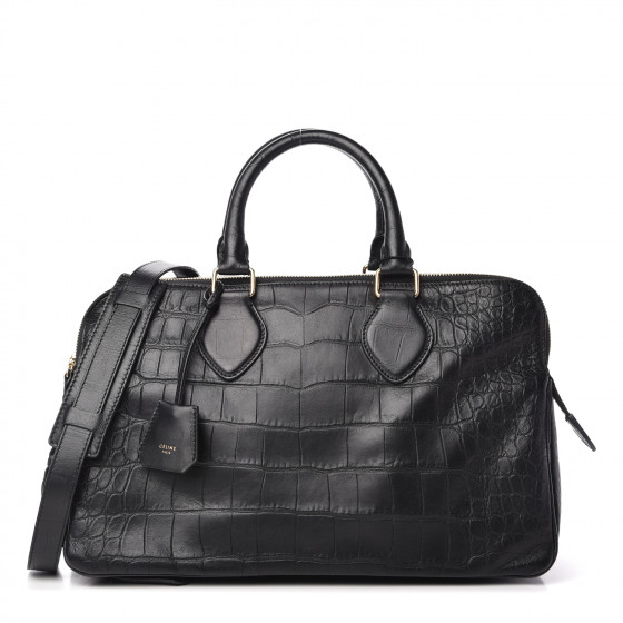 バッグ CELINE Crocodile hand bag Celine Tote Bag Luggage Phantom Croc Embossed Women Leather