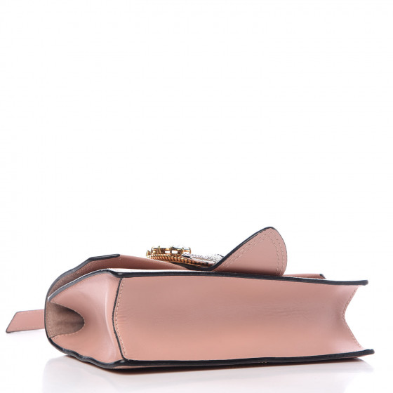 MIU MIU Goatskin Madras Soft Calfskin Crystal Embellished
