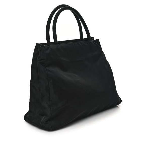PRADA Tessuto Nylon Tote Black 1580262 | FASHIONPHILE