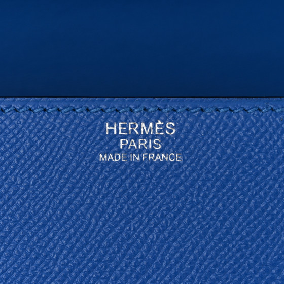 HERMES Epsom Mosaique Au 24-21 Bleu Zellige 1351873