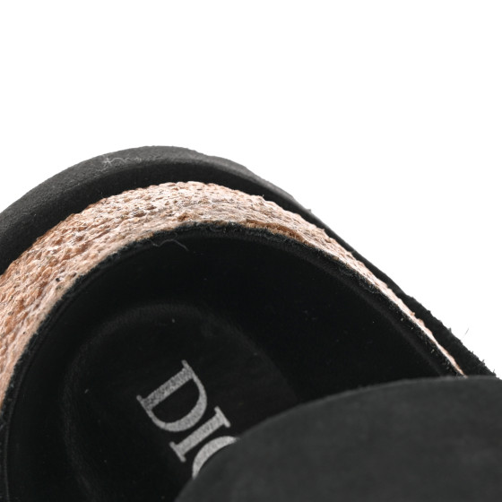 CHRISTIAN DIOR X BIRKENSTOCK Felted Wool Nubuck Calfskin