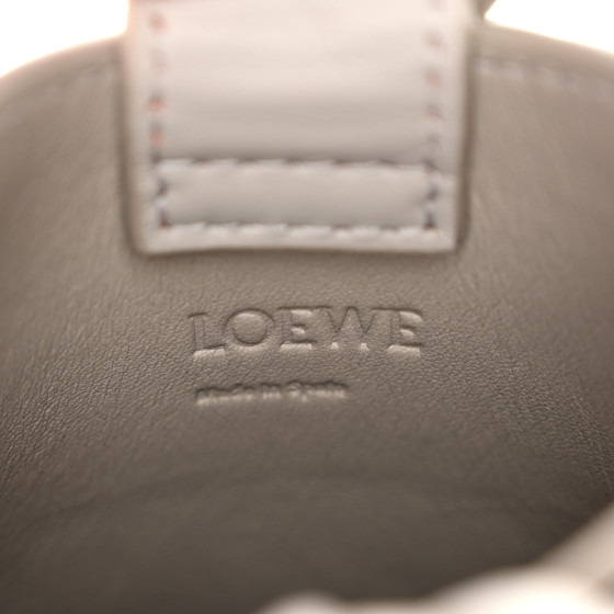 LOEWE Calfskin Bunny Pouch Crossbody Bag Ghost 1352894