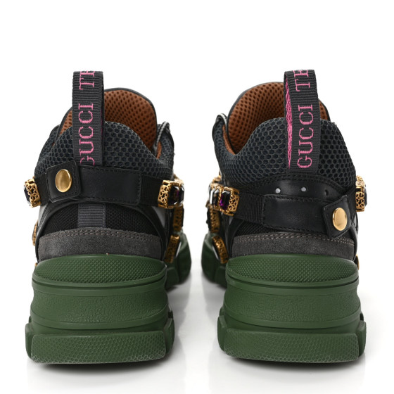 GUCCI X SEGA Mesh Suede Calfskin Removable Crystals