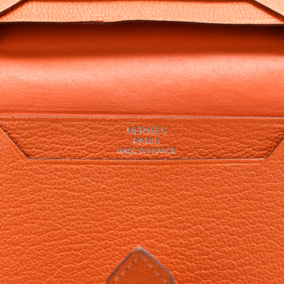 入手困難◆送料込【HERMES】BirdyCharm EpsomOstrich MysoreMilo HERMES Chevre Mysore Mini Bearn Wallet Black 1505515