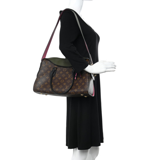 【希少】 LOUIS VUITTON LV Monogram Tuileries ハンドバッグ Louis Vuitton Monogram Canvas and Tricolor Leather Tuileries