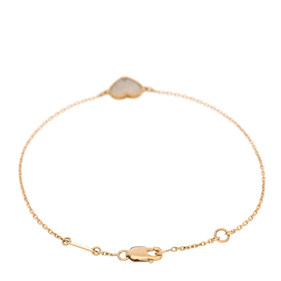 【Van Cleef＆Arpels 】スウィート アルハンブラ Heart Bracelet Sweet Hearts bracelet 18K rose gold, Carnelian - Van Cleef