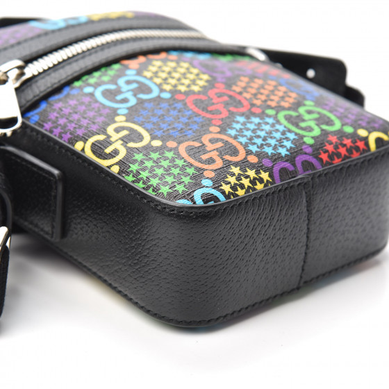 Gucci★素敵！Psychedelic GG Supreme Crossbody Bag GUCCI GG Supreme Monogram Psychedelic Round Shoulder Bag