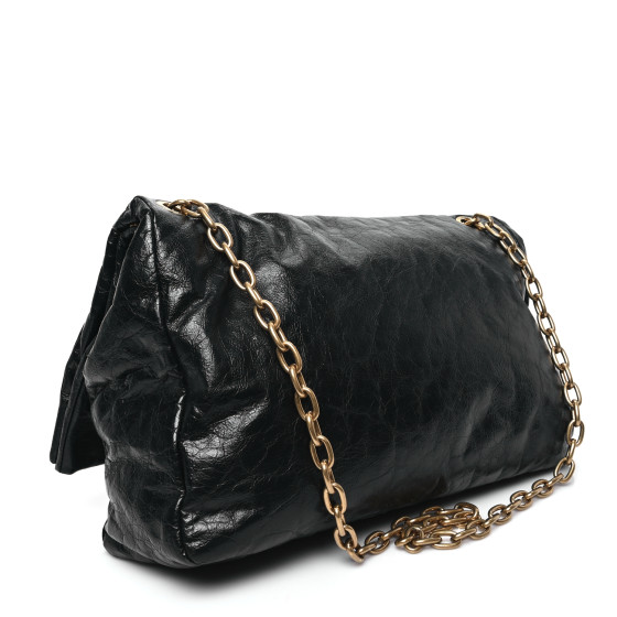 パンプス BALENCIAGA Monaco arena leather slingback BALENCIAGA Monaco logo-embellished crinkled-leather