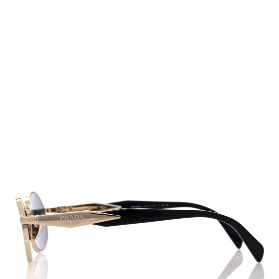 PRADA SPR65T サングラス メタル Prada SPR65Z Oval Sunglasses | Fashion Eyewear US