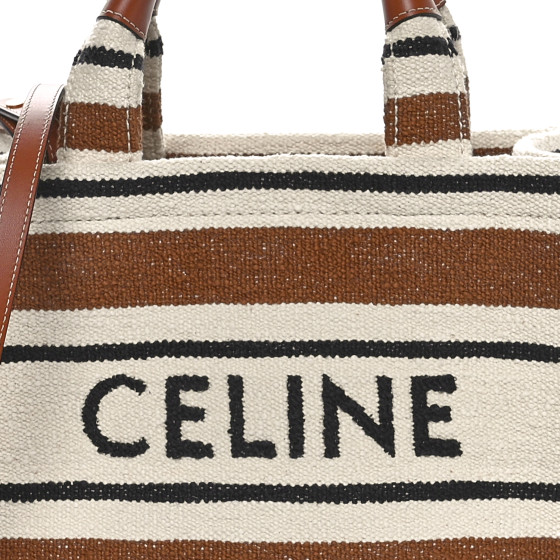 CELINE Jacquard Striped Small Cabas Thais Multicolor 1586693