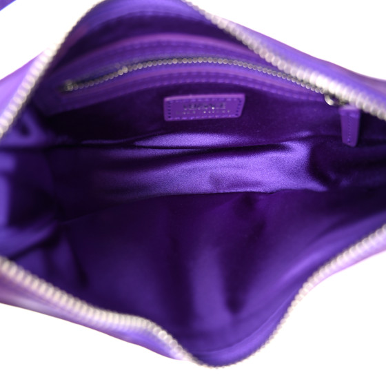 VERSACE Crystal Repeat Mini Hobo Purple 1591916 | FASHIONPHILE