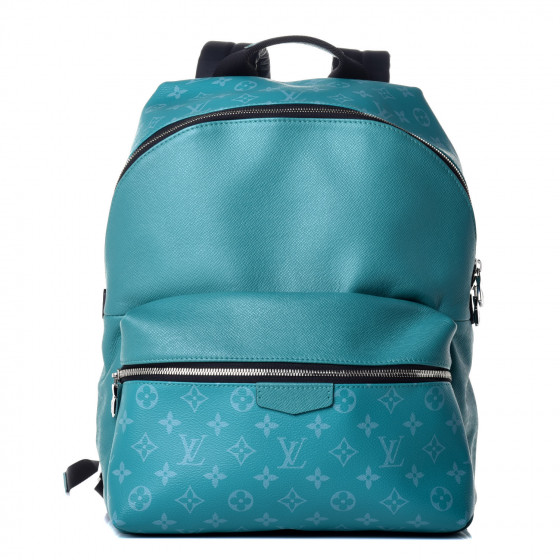 LOUIS VUITTON Taiga Monogram Discovery Backpack PM Turquoise
