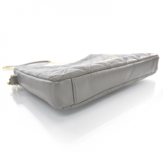 MARC JACOBS Leather iPad Case Shoulder Bag Grey 34529