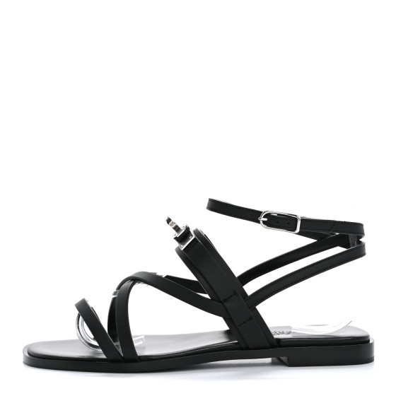 HERMES June sandal 関税込 BNIB Hermes Women's June Sandal WHITE CALF 38.5 | eBay