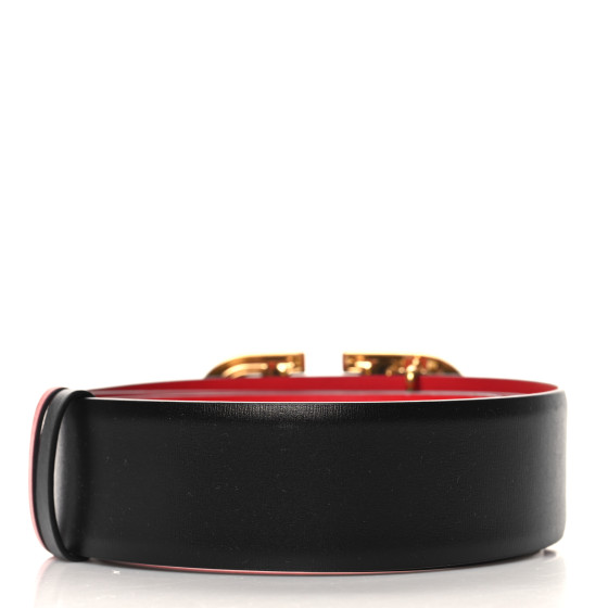 VALENTINO VLOGO リバーシブル ベルト 40MM Reversible Vlogo Signature Belt In Glossy Calfskin 40 Mm for