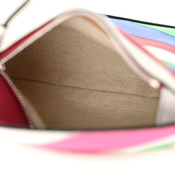LOEWE Calfskin Mini Puzzle Edge Bag Grey Multicolor 1656469