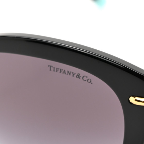 TIFFANY 1837 Cat Eye TF4187 Sunglasses Black Gold 1649596