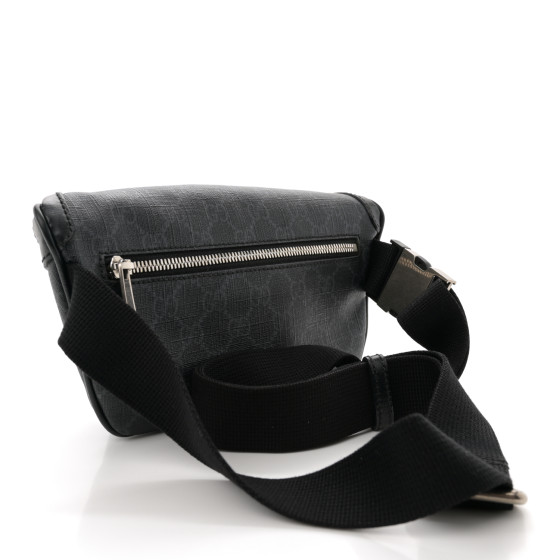 【GUCCI】GG Interlocking Patch Canvas Belt Bag Black Gucci Interlocking GG Black Canvas Bum Bag – Gavriel.us