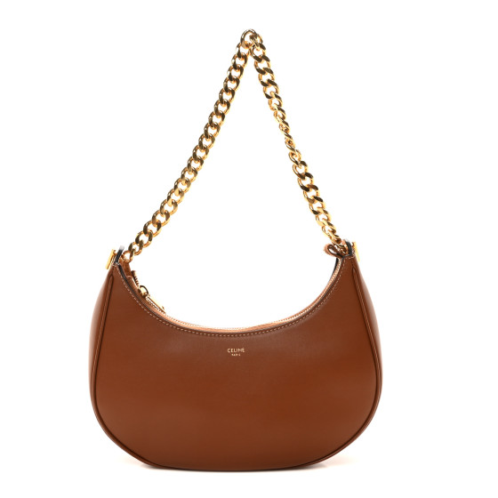 CELINE Smooth Calfskin Medium Chain Strap Ava Shoulder Bag