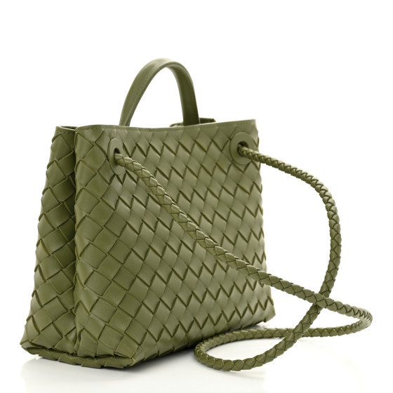 ショルダーバッグ・ポシェット Bottega Veneta Andiamo Crossbody Bag In Intrecciato Nappa BOTTEGA VENETA Nappa Intrecciato Mini Andiamo Crossbody Bag