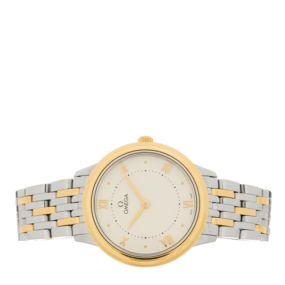 OMEGA DE VILLEゴールド クオーツ 時計＃３０ Omega De Ville Watch Vintage Gold Men's 30mm Quartz Square