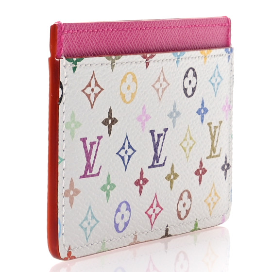 LOUIS VUITTON LV X TM Monogram Multicolor Card Holder Kawaii