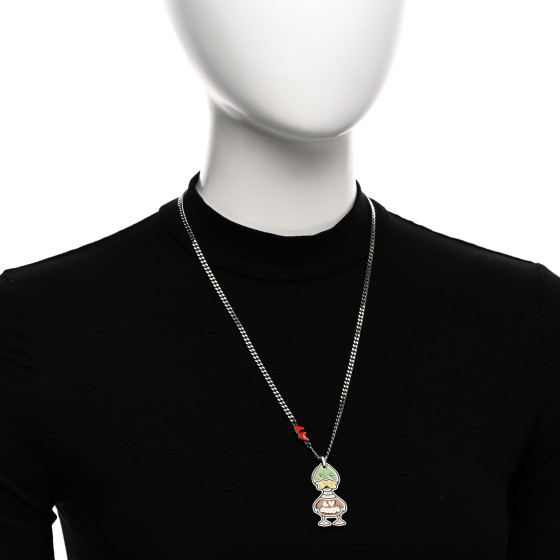 希少コラボ品♪【LOUIS VUITTON】LV MADE NIGO DUCK NECKLACE LOUIS VUITTON X Nigo Duck Pendant Necklace - POIZON