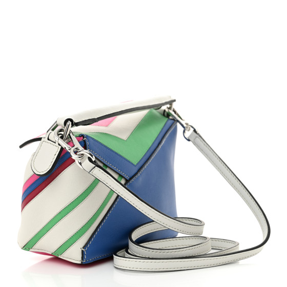 LOEWE セール★ L815465XA6 XL Puzzle Fold tote in shiny calfskin Grey - LOEWE