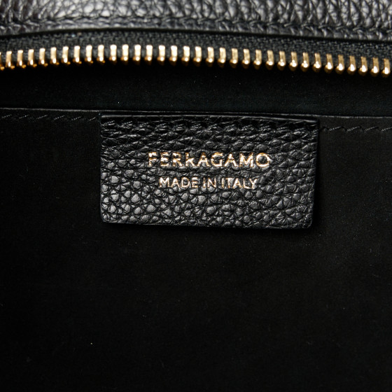 SALVATORE FERRAGAMO Hammered Calfskin Small Firenze East