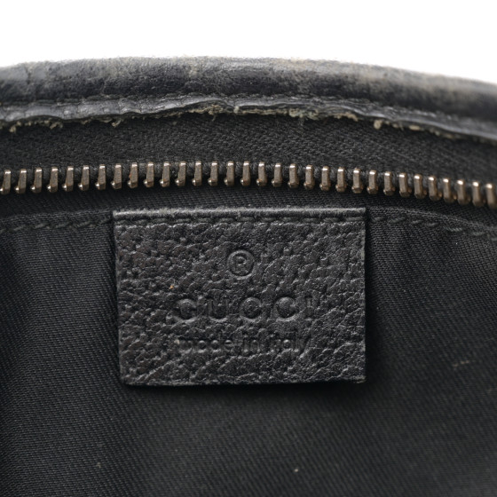 2/18～25　Gucci11727ページ GUCCI Monogram D Ring Abbey Pochette Black 1652863