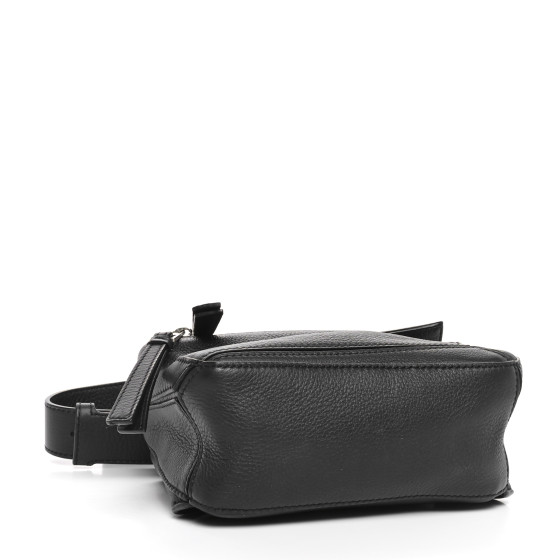 【LOEWE】 Mini Puzzle Bumbag LOEWE Calfskin Mini Puzzle Bumbag Black 1651220 | FASHIONPHILE