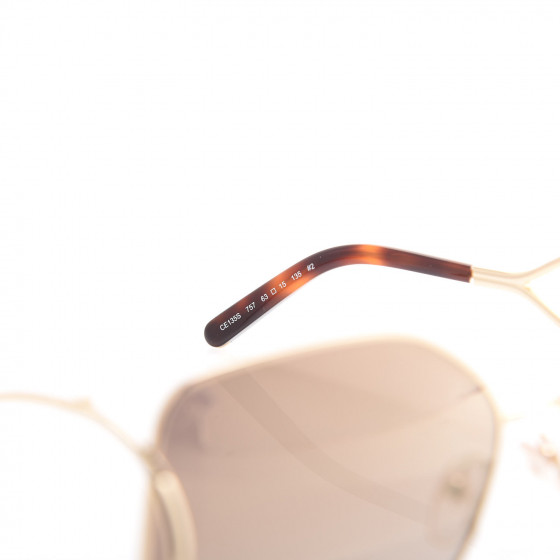 CHLOE Jackson Oversized Square Sunglasses CE135S Gold 449387