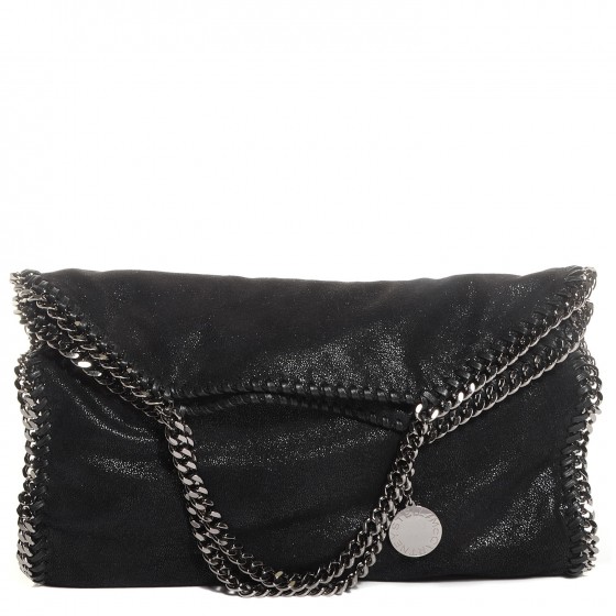 STELLA MCCARTNEY Shaggy Deer Small Falabella Fold Over Tote