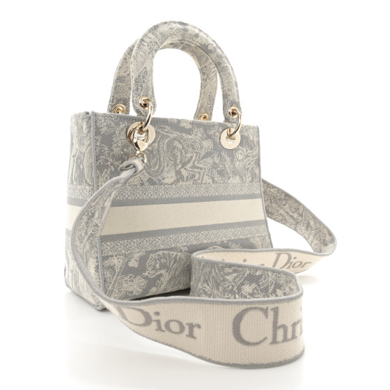 完売必至！Toile de Jouy Reverse LADY D-LITE MEDIUM BAG 完売必至！Toile de Jouy Reverse LADY D-LITE MEDIUM BAG
