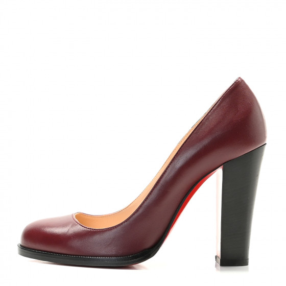 CHRISTIAN LOUBOUTIN Shiny Nappa London B 100 Pumps 38.5