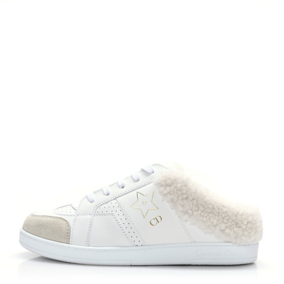 CHRISTIAN DIOR Calfskin Sherpa Womens Walk'n' Dior Star