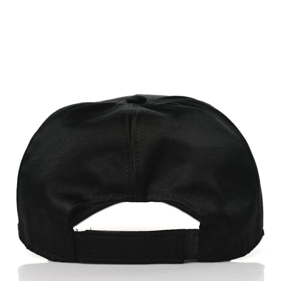 CHANEL Silk Pearl CC Cap Hat Black 1249121 | FASHIONPHILE