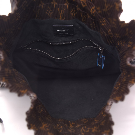 LOUIS VUITTON Monogram Canvas Pleated Explorer Bag MM 886442