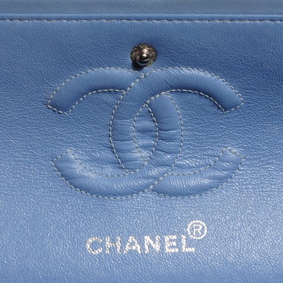 CHANEL 鹿型 ブローチ 青 シャネル 鹿⁇トナカイ⁇のブローチ青 - メルカリ